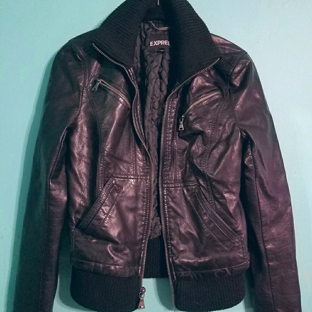 Express Faux Leather Jacket